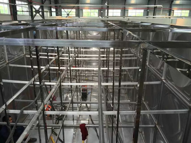 不锈钢水箱施工现场